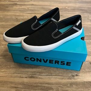 New!! never worn converse slip ons